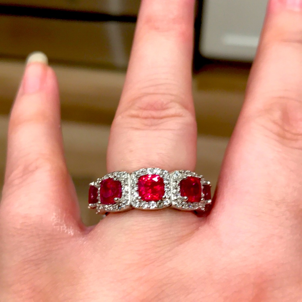 Genuine Niassa Ruby Ring